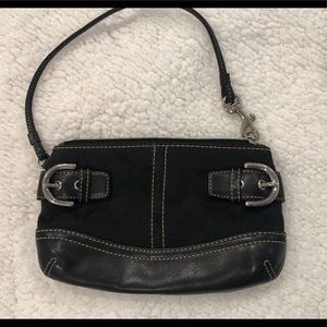 Coach signature Soho wristlet